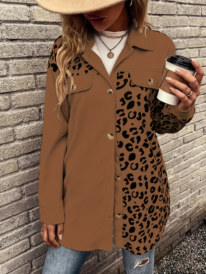 Lune London leopard overshirt for women