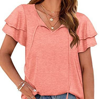 Women's top with ruffle details and a relaxed fit Lune London