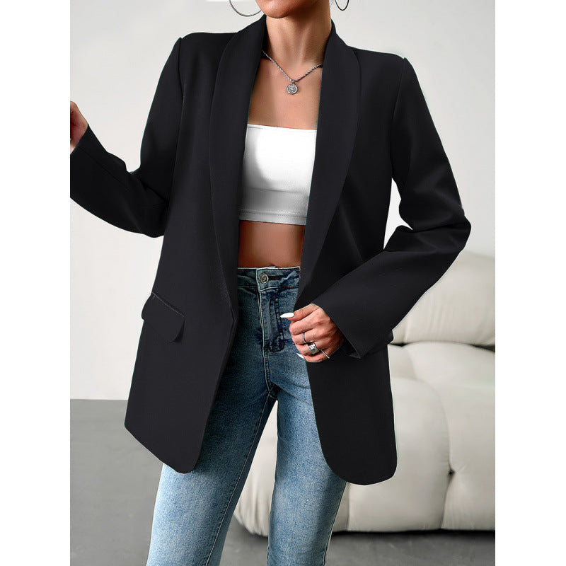 Women Open Fitted Blazer Lune London