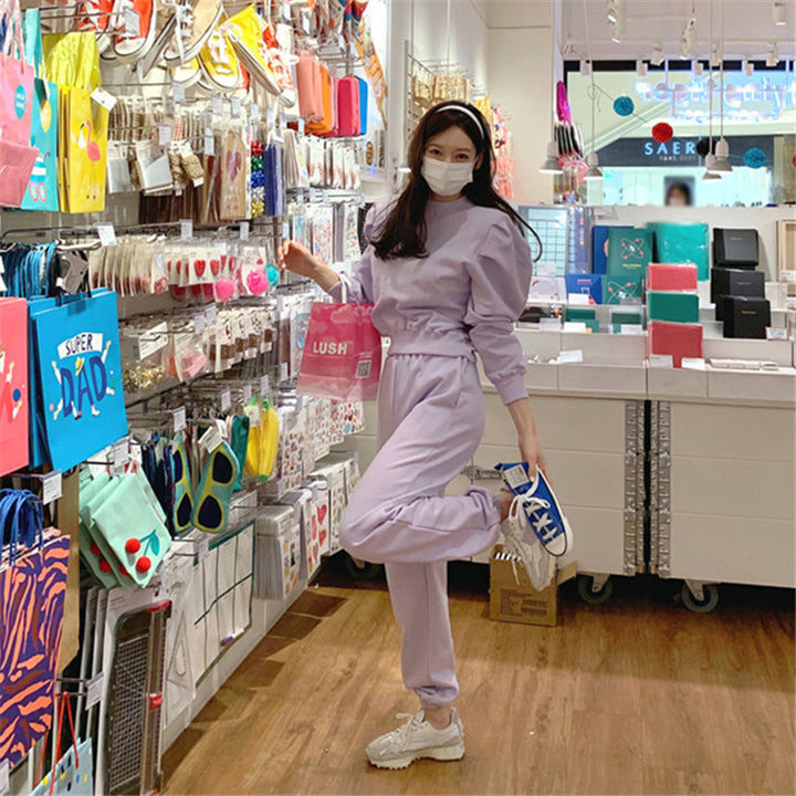 Ensemble de loisirs confortable pour femmes avec taille élastique et sweat à capuche Chic & Stil