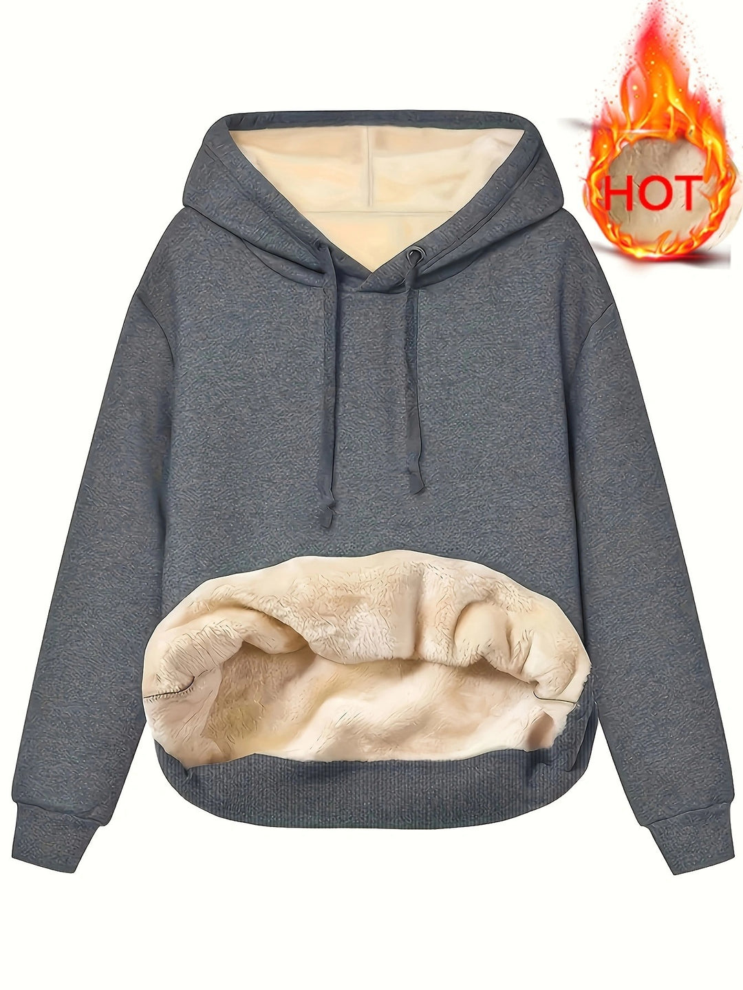 Ladies hoodie with soft lining and modern cut Lune London
