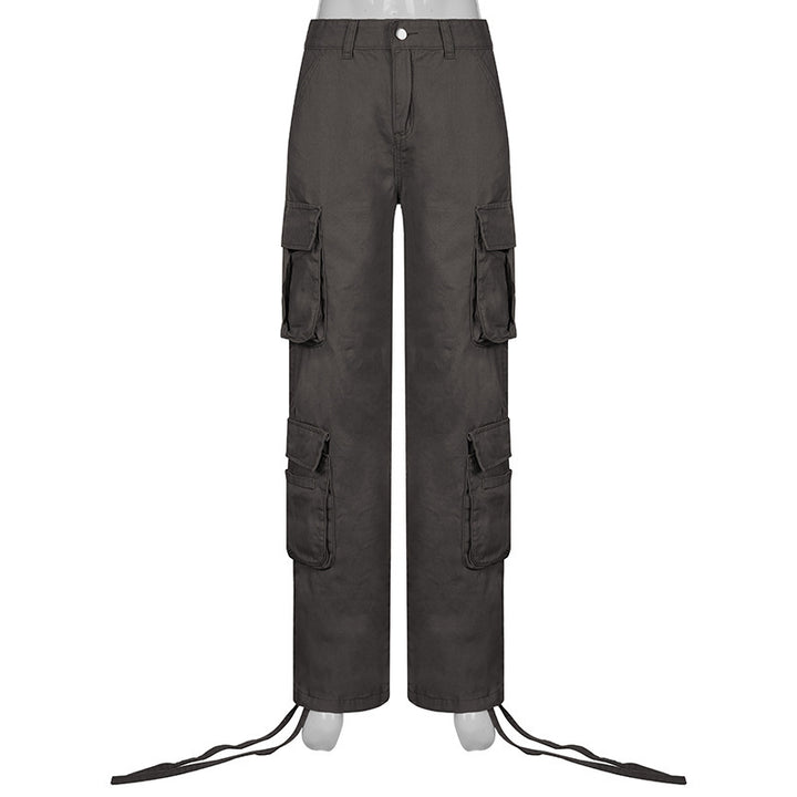 Cargo pants for women with practical zip pockets and a relaxed fit Lune London