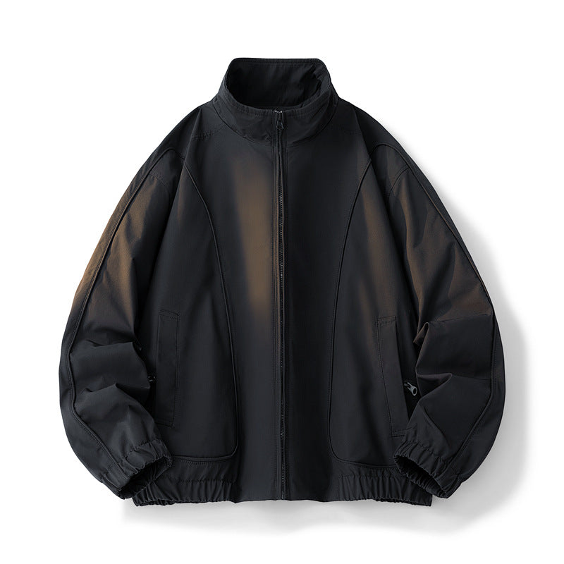 Custom women's transition jacket with elastic waist and practical pockets Lune London