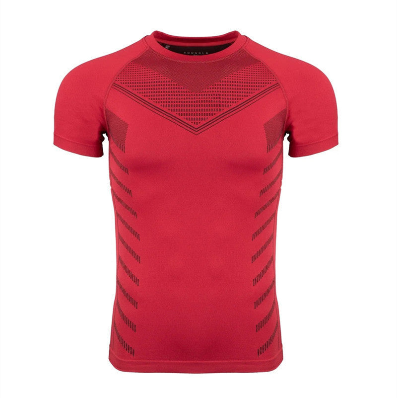 Men's athletic compression T-shirt with breathable technologies Lune London