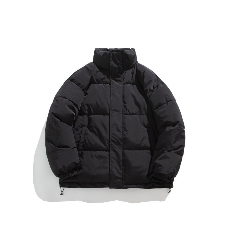Ladies quilted winter jacket with high collar Lune London