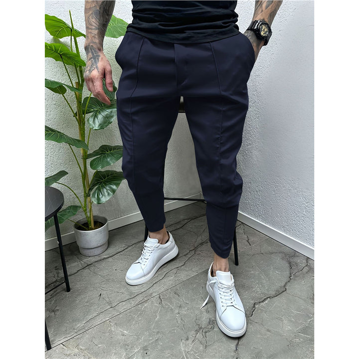 Men's slim fit jogger pants with practical pockets Lune London