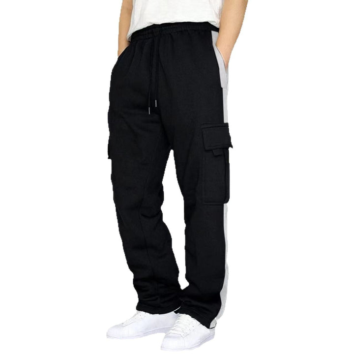 Men's cargo pants with practical side pockets and elastic waist Lune London