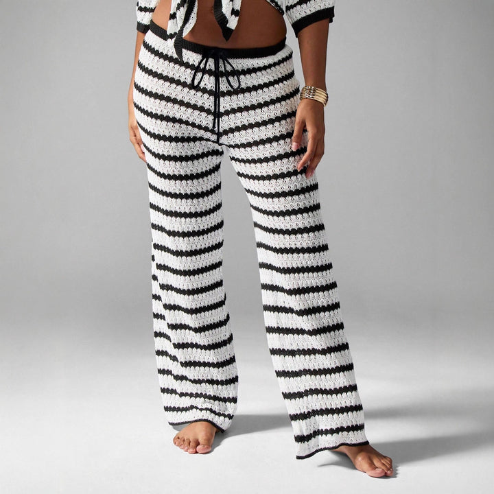 Casual knit pants Stras for women from Lune London