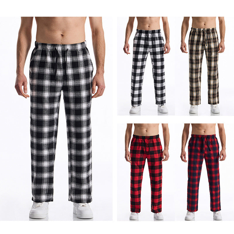 Men's Comfortable Checkered Pants Lune London