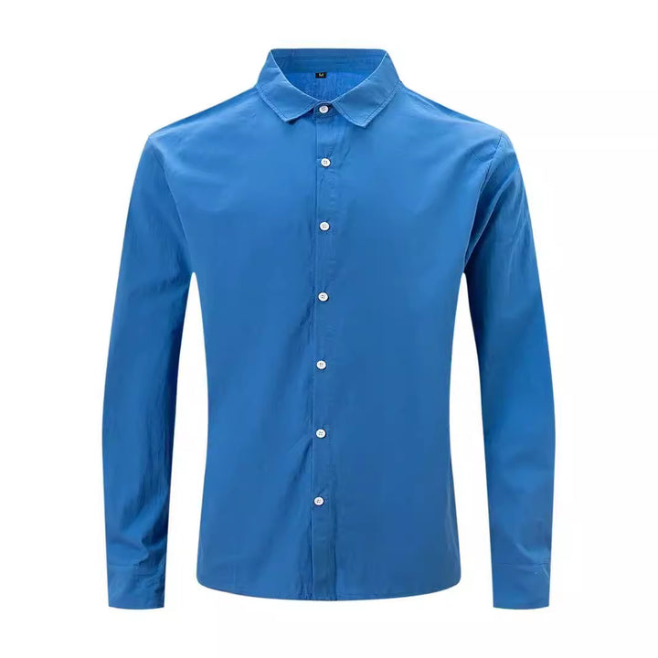 Men's Lightweight Casual Linen Button-Down Shirt Lune London
