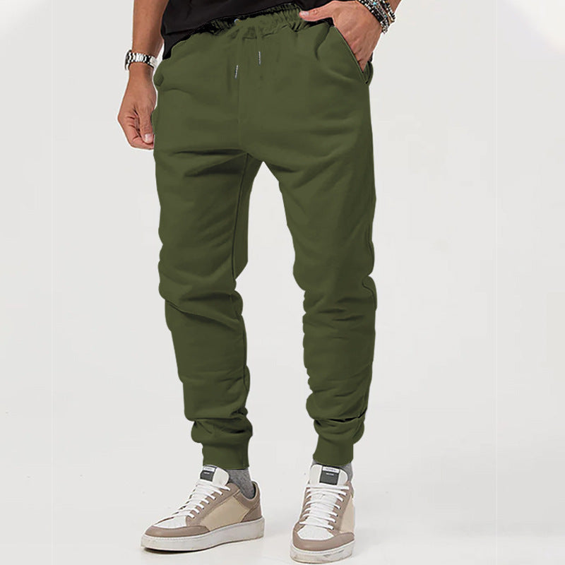 Men's sporty leisure pants with elastic waistband and practical side pockets Lune London