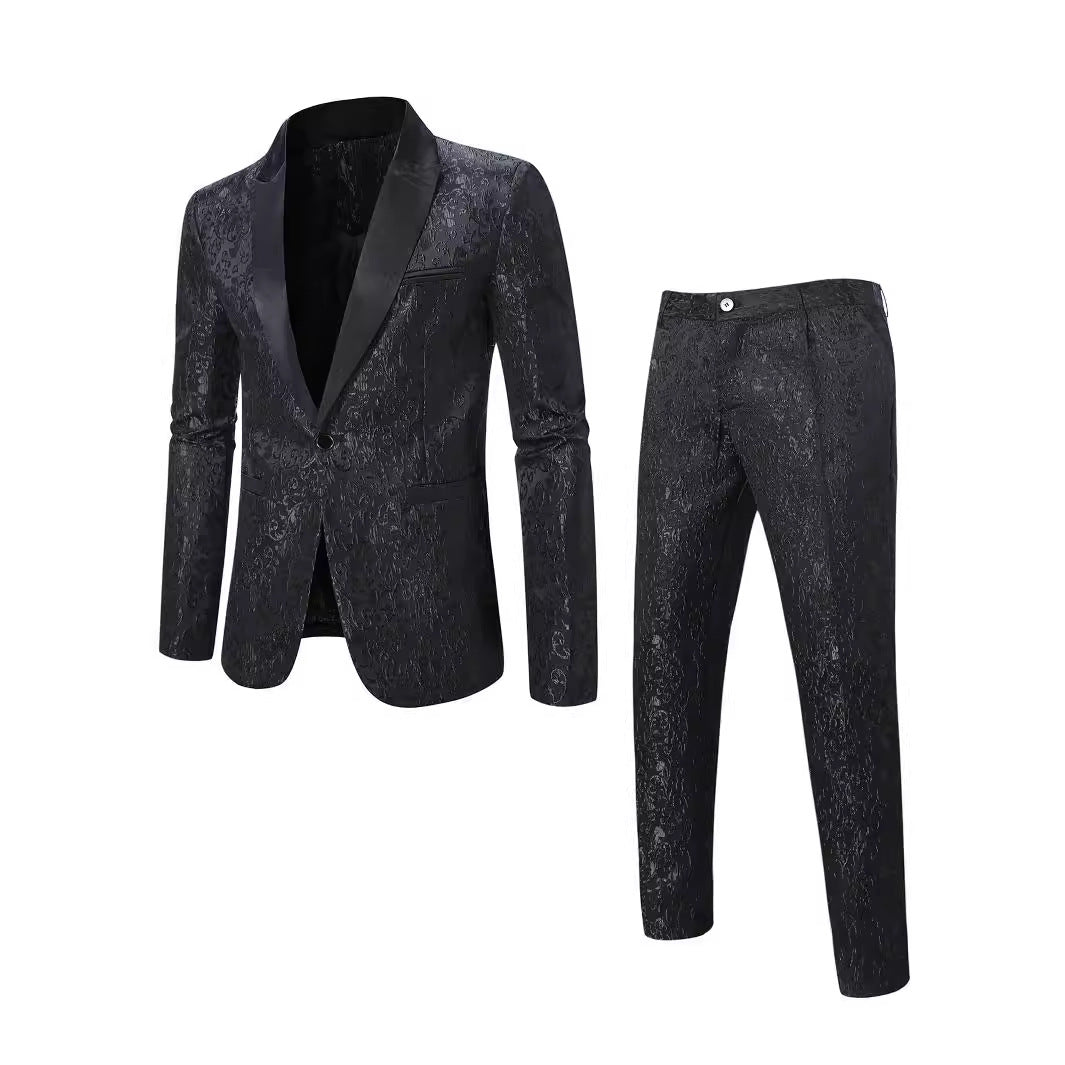 Elegant suit set for men with decorative pattern Lune London
