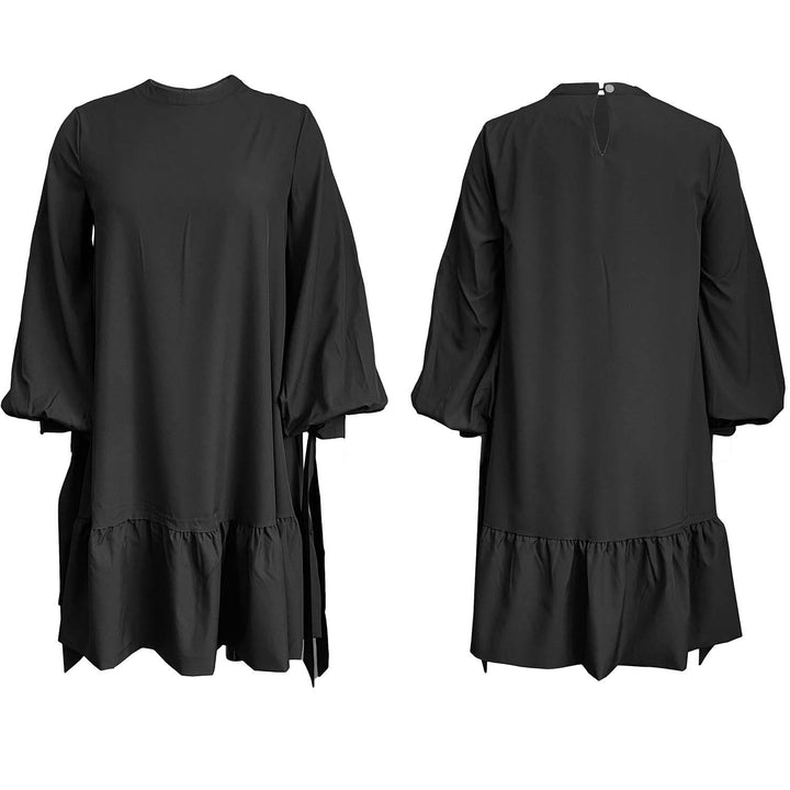 Casual tunic dress for women with ruffles and ribbons Lune London