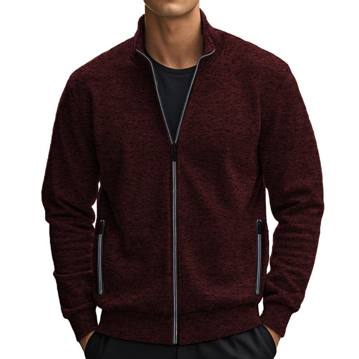 Sport leisure jacket for men with high collar and zip pockets Lune London