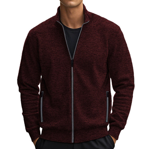 Sport leisure jacket for men with high collar and zip pockets Lune London