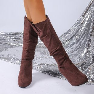 Chic and Stylish High Heeled Boots