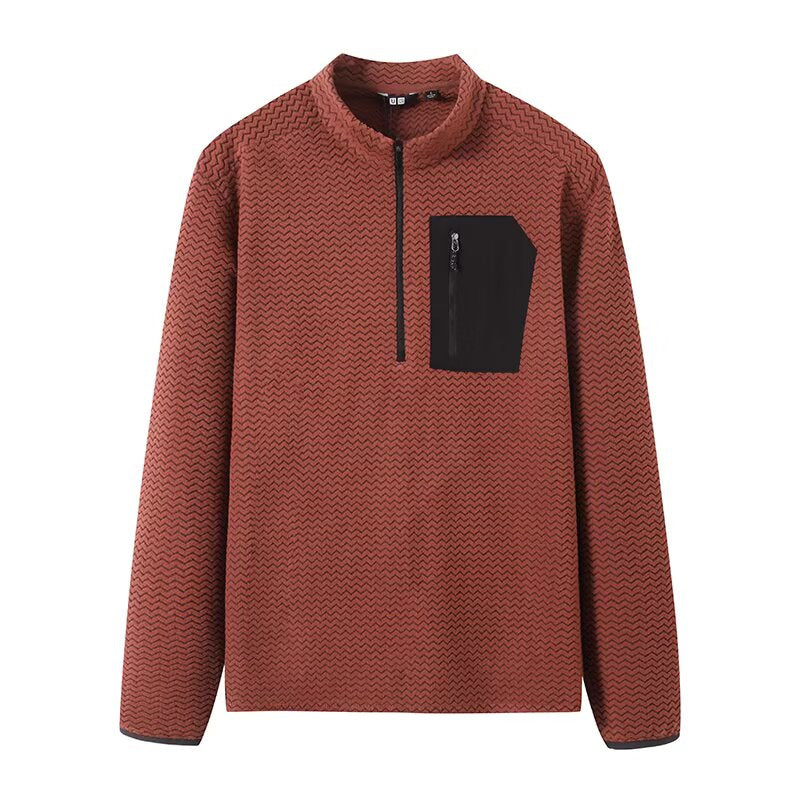 Pull fonctionnel femme avec col montant et fermeture éclair pratique Chic & Stil