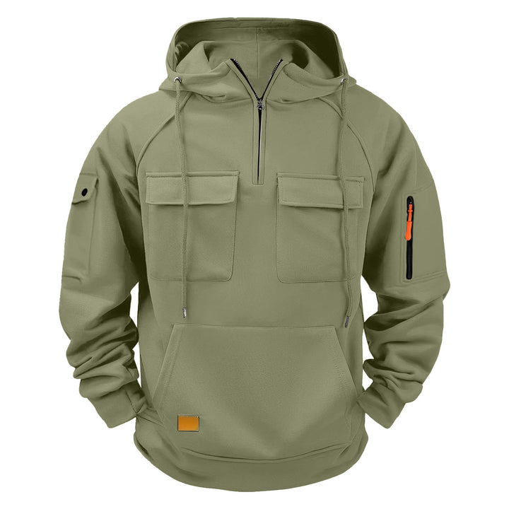 Men's hoodie with practical pockets and chic sporty design