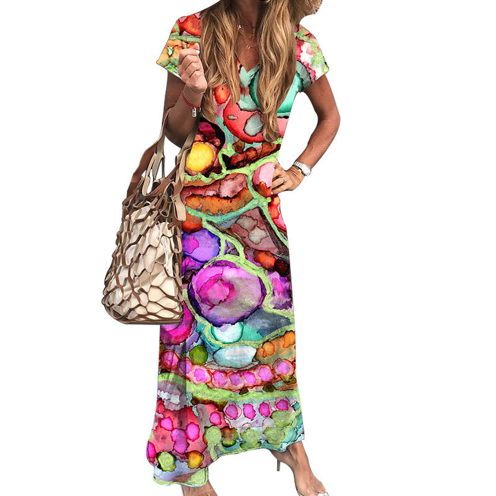 Lune London Printed Maxi Dress for Women