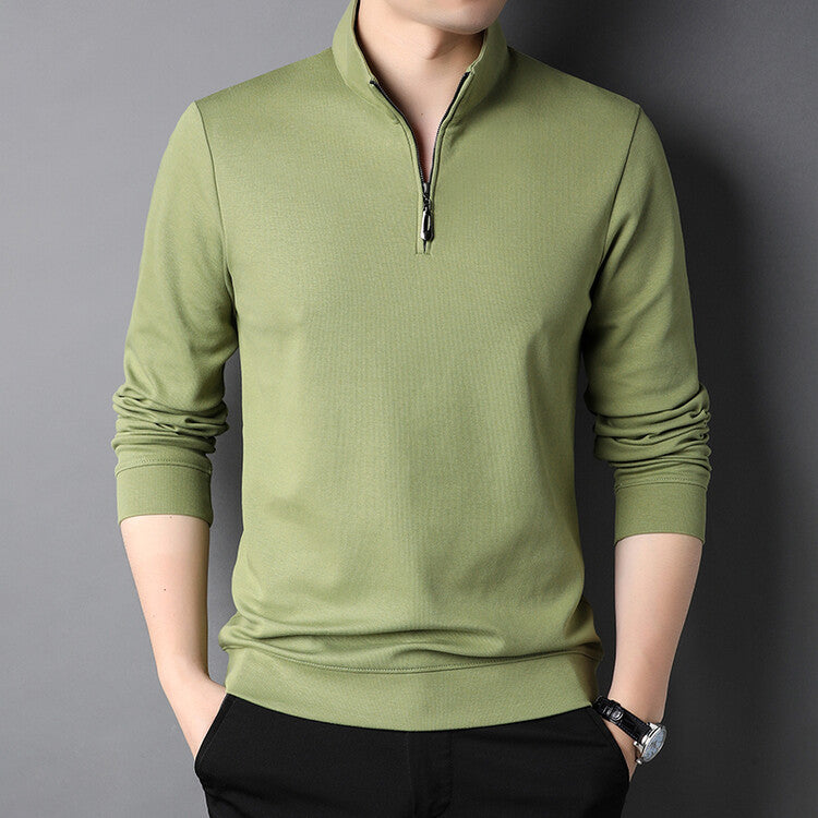 Men's turtleneck pullover with zipper Lune London