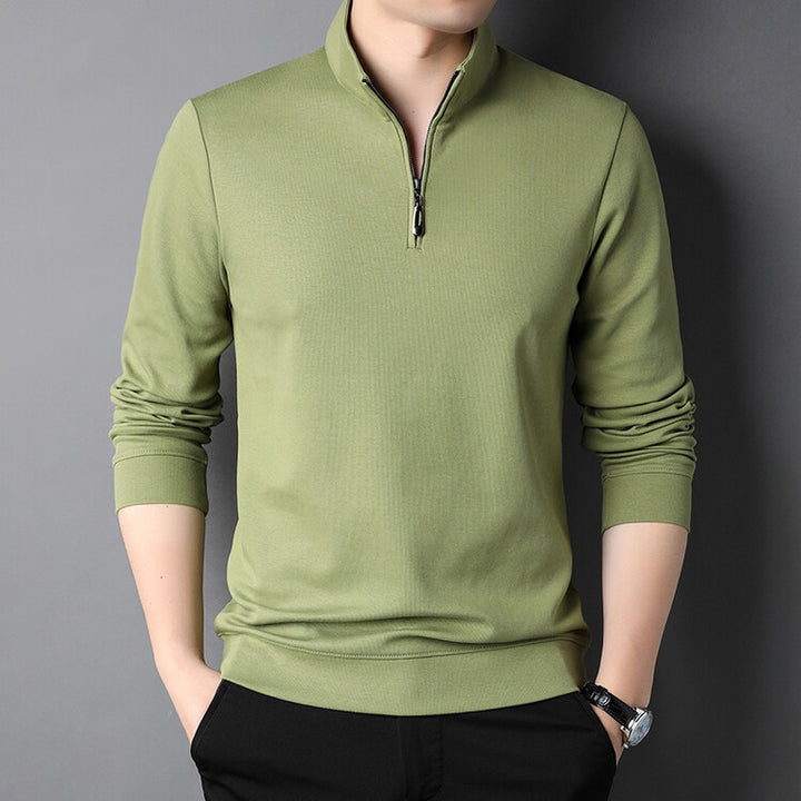 Men's turtleneck pullover with zipper Lune London