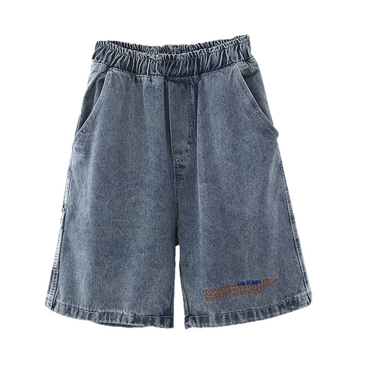 Shorts en denim confortables pour femmes avec ceinture élastique Chic & Stil