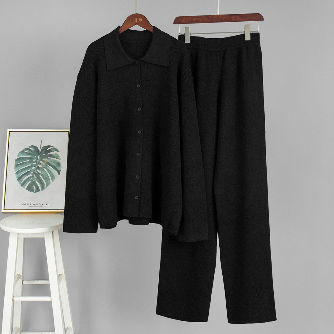 Women Comfortable Cotton Knit Set Lune London