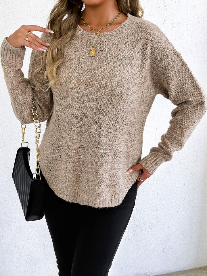 Casual knit sweater for women with high-quality structured pattern Lune London