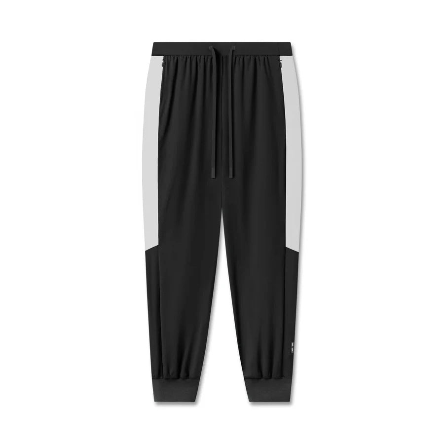 Men's athletic training pants with chic side contrast panels