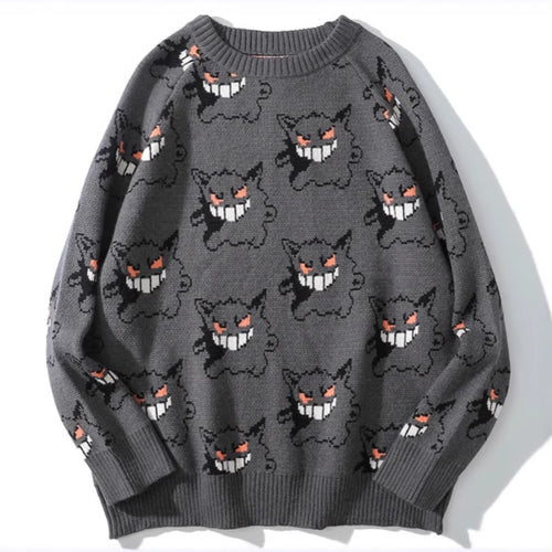 Ladies Comfortable Sweater with Joyful Graphic Pattern Lune London