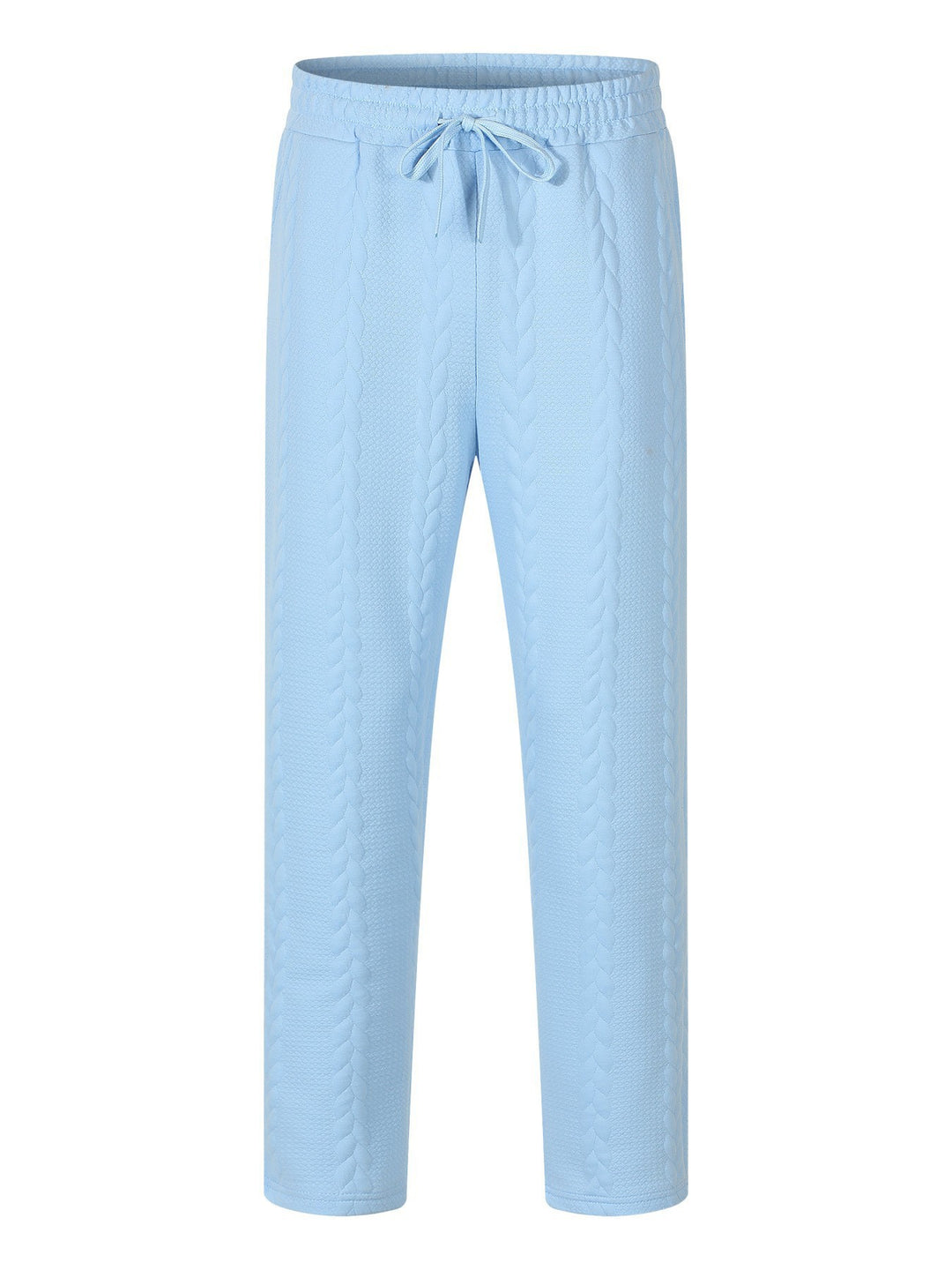 Men's stretch leisure pants with drawstring and textured design Lune London