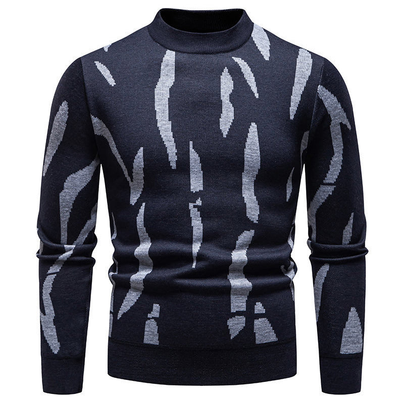 Chic and stylish graphic pattern sweater for men