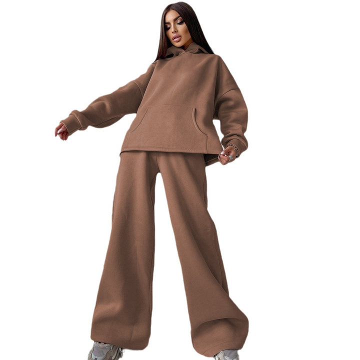 Oversized comfortable hoodie set and loose jogger pants Lune London