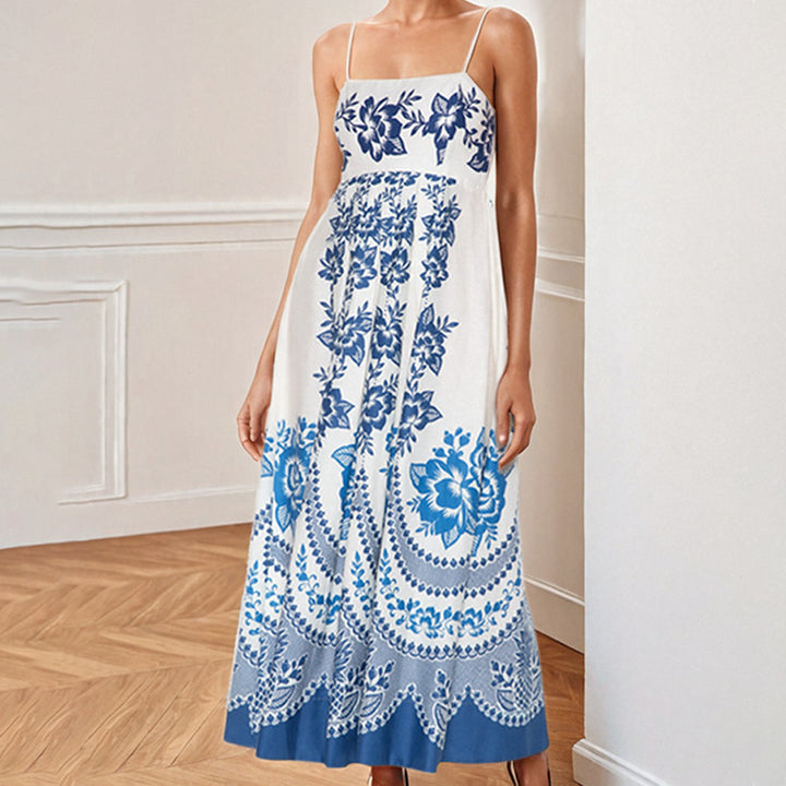 Robe maxi femme avec imprimé floral Chic & Stil