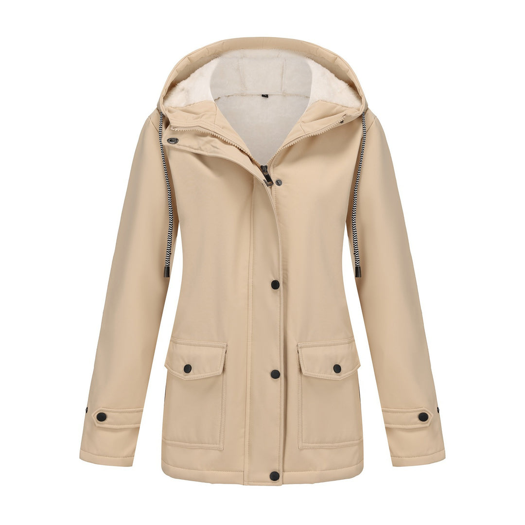 Women's outdoor jacket with soft lining and practical pockets Lune London