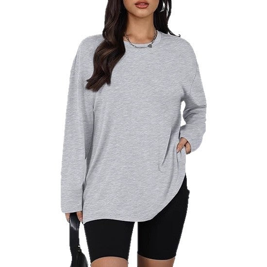 T-shirt à manches longues pour femmes avec fentes latérales Chic & Stil