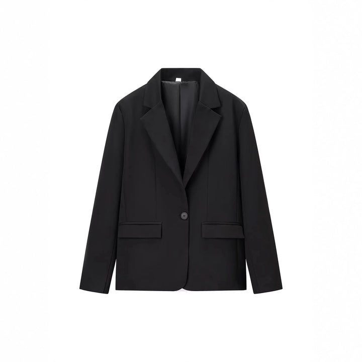 Ladies elegant suit set with fitted blazer and wide trousers Lune London