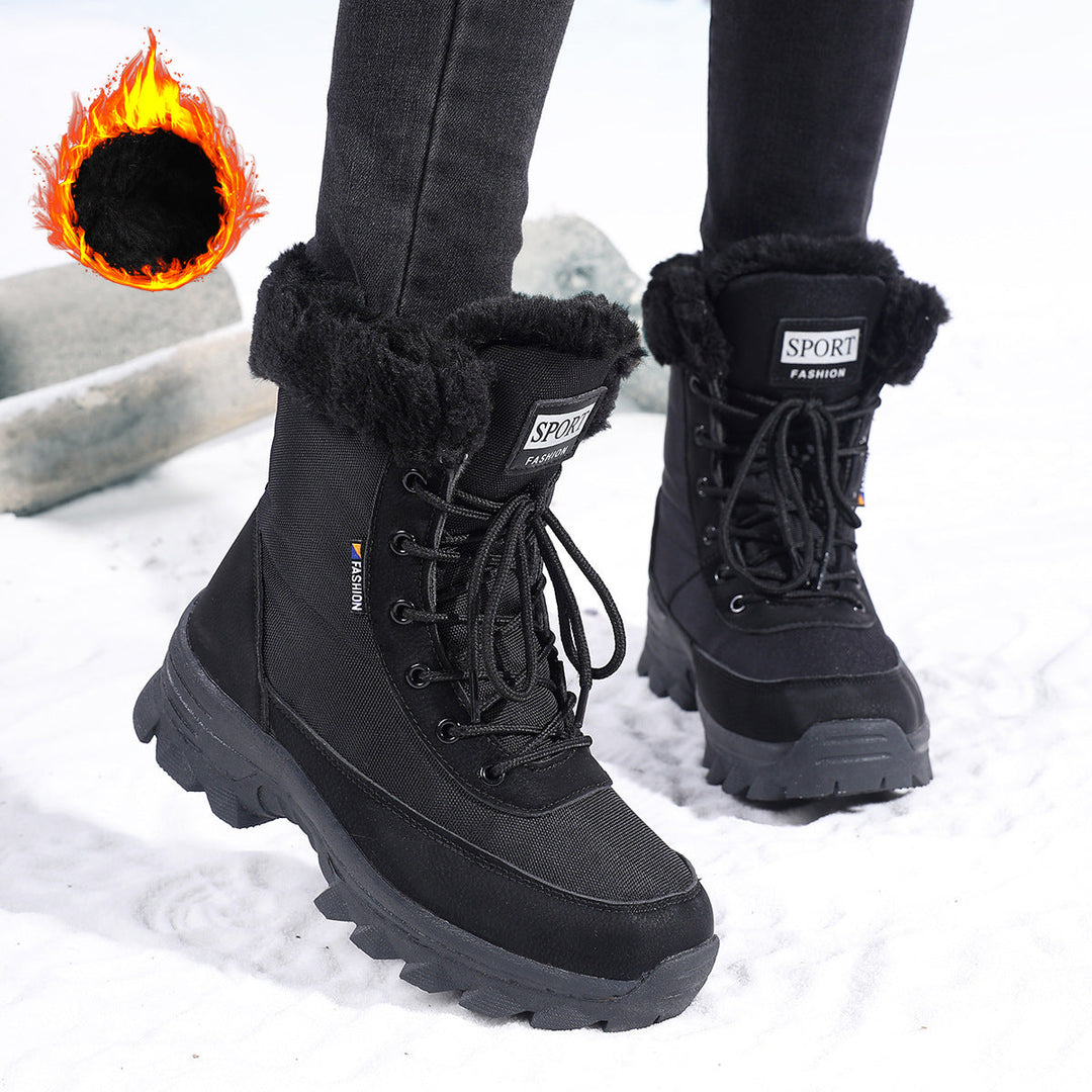 Women's Thermal Winter Boots with Insulating Lining and Non-Slip Sole Lune London