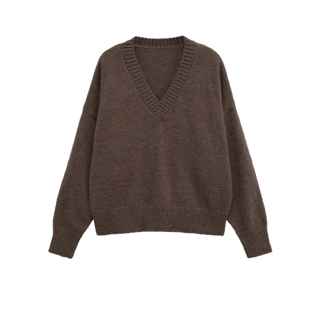 Casual V neck sweater for women Lune London