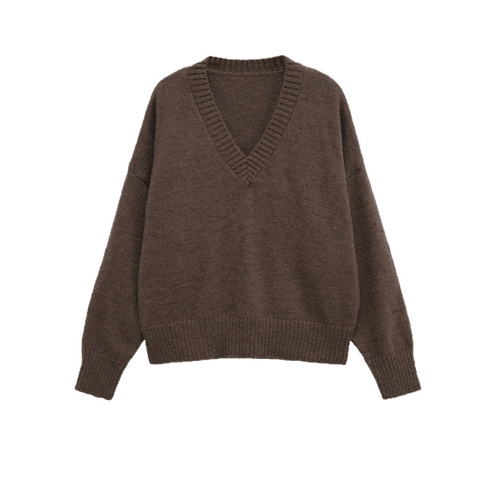 Casual V neck sweater for women Lune London
