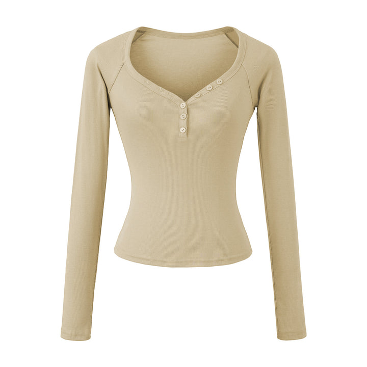 Long sleeve women's blouse with elegant button closure Lune London