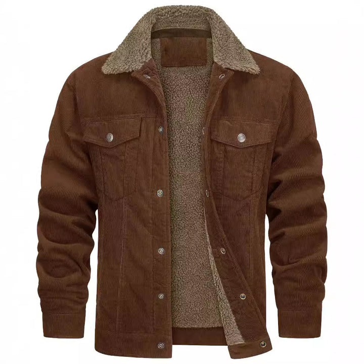 Corduroy jacket for men with fleece lining Lune London