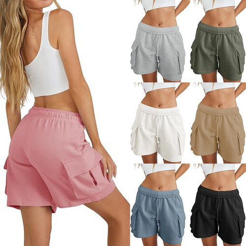 Casual women’s pants with a comfortable elastic waistband and practical side pockets Lune London