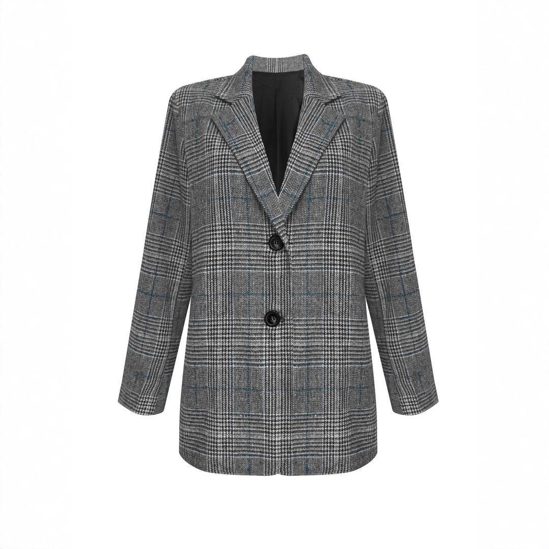 Classic fit square blazer for ladies with elegant details Lune London