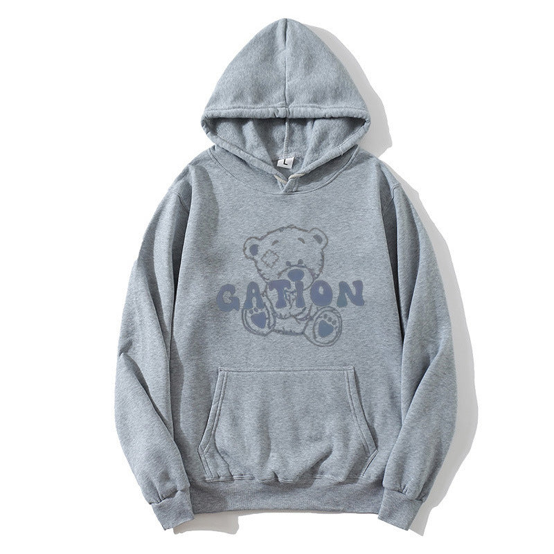 Women's hoodie with cute bear motif Chic & Stil
