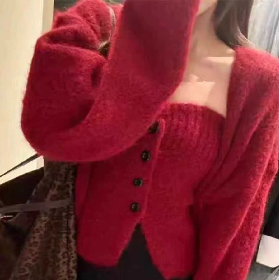 Cardigan pour femmes avec boutons et devant ouvert Chic & Stil