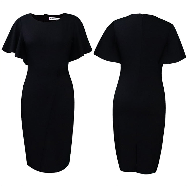 Fitted dress for women with elegant bell sleeves and a tailored fit Lune London