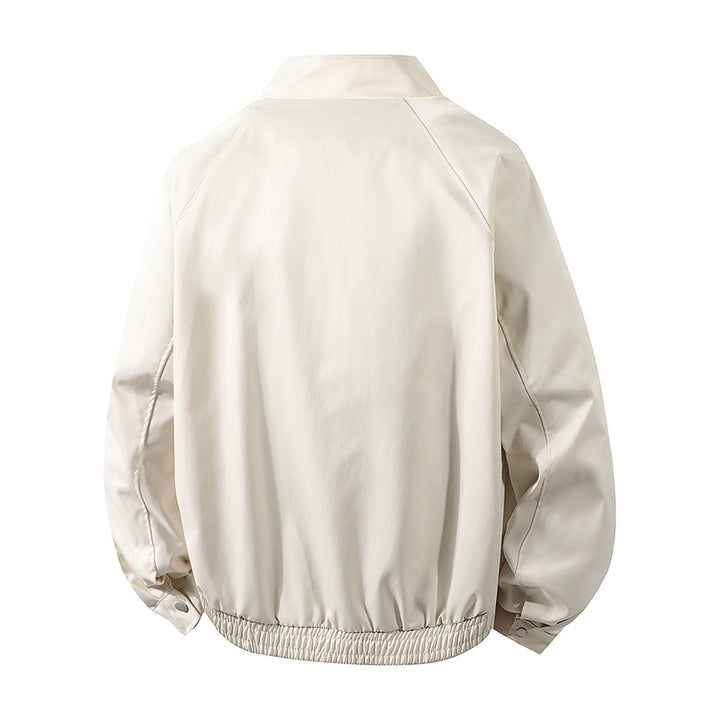 Men's windbreaker leisure jacket with high collar and elastic cuffs Lune London