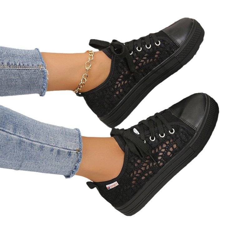 Women's sneakers with breathable mesh surface and non-slip sole Lune London