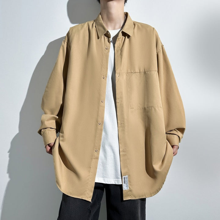 Men's oversized shirt with practical chest pocket Lune London